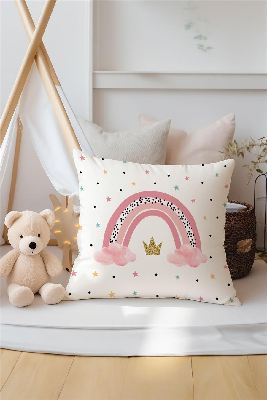 Gökkuşağı Desenli Çocuk Ve Bebek Odası 3&