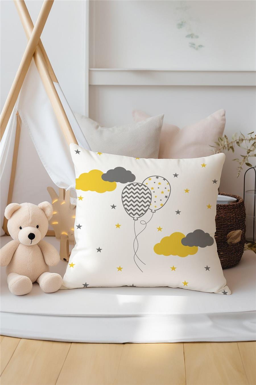 Balon Desenli Çocuk Odası 3&
