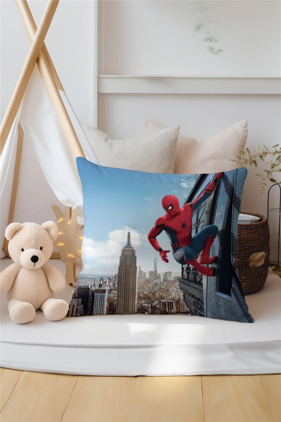 Örümcek Adam Spider Man Desenli Çocuk Odası 3&