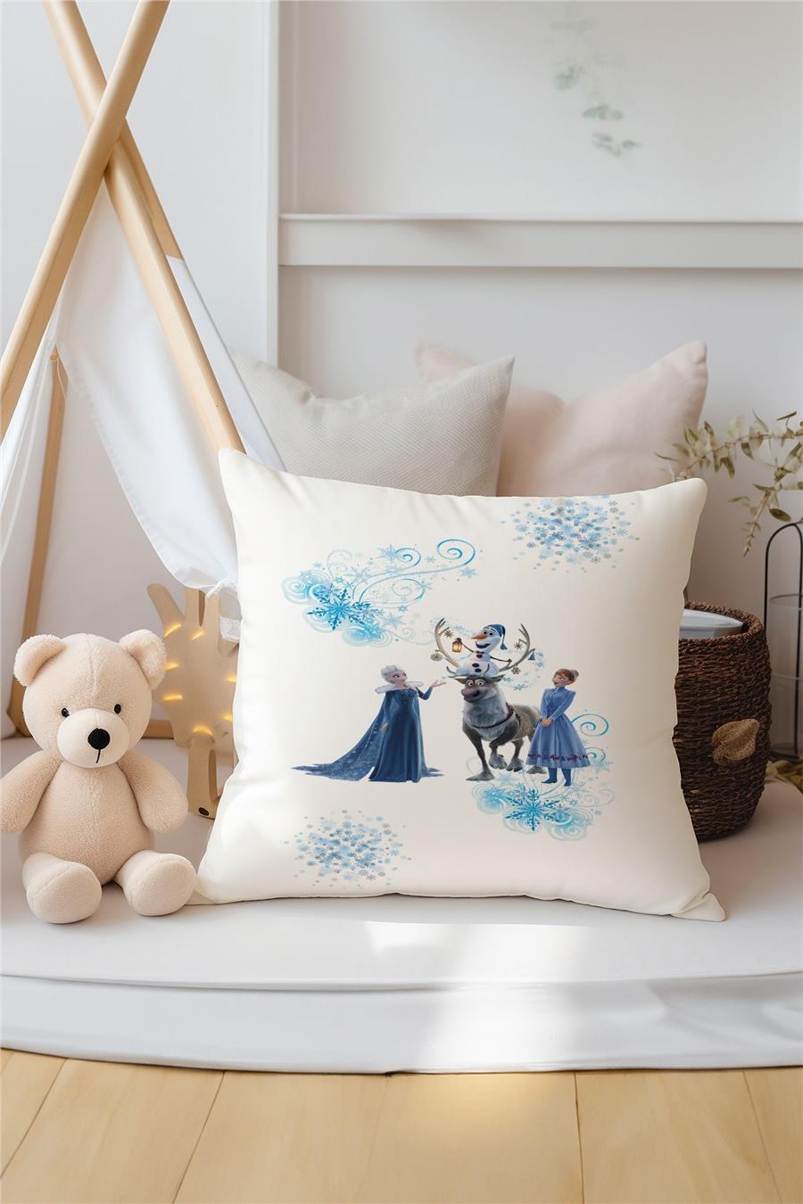 Karlar Ülkesi Elsa Desenli 3&