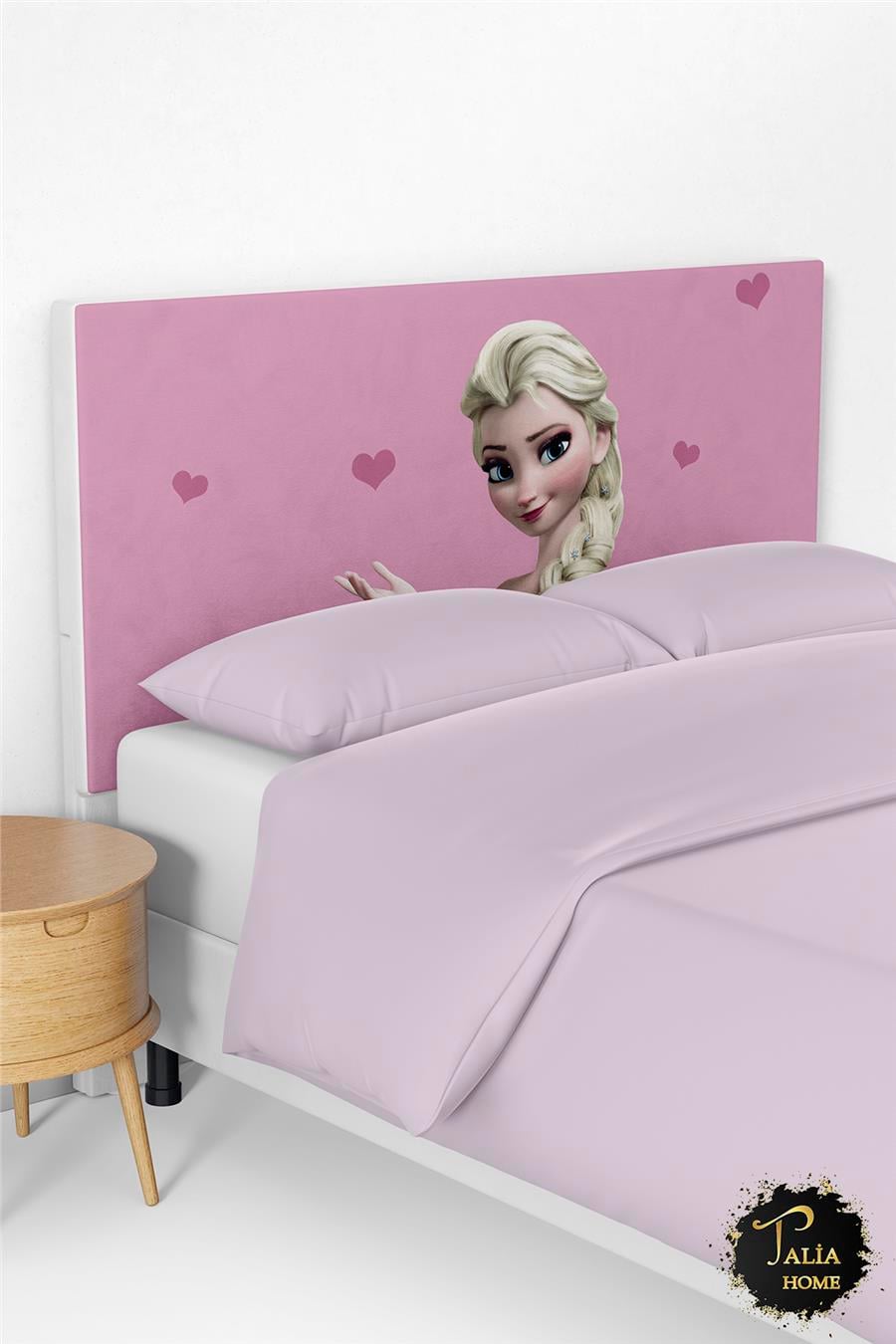Elsa Desenli Yatak Baza Başlık Kılıfı TLABK-069