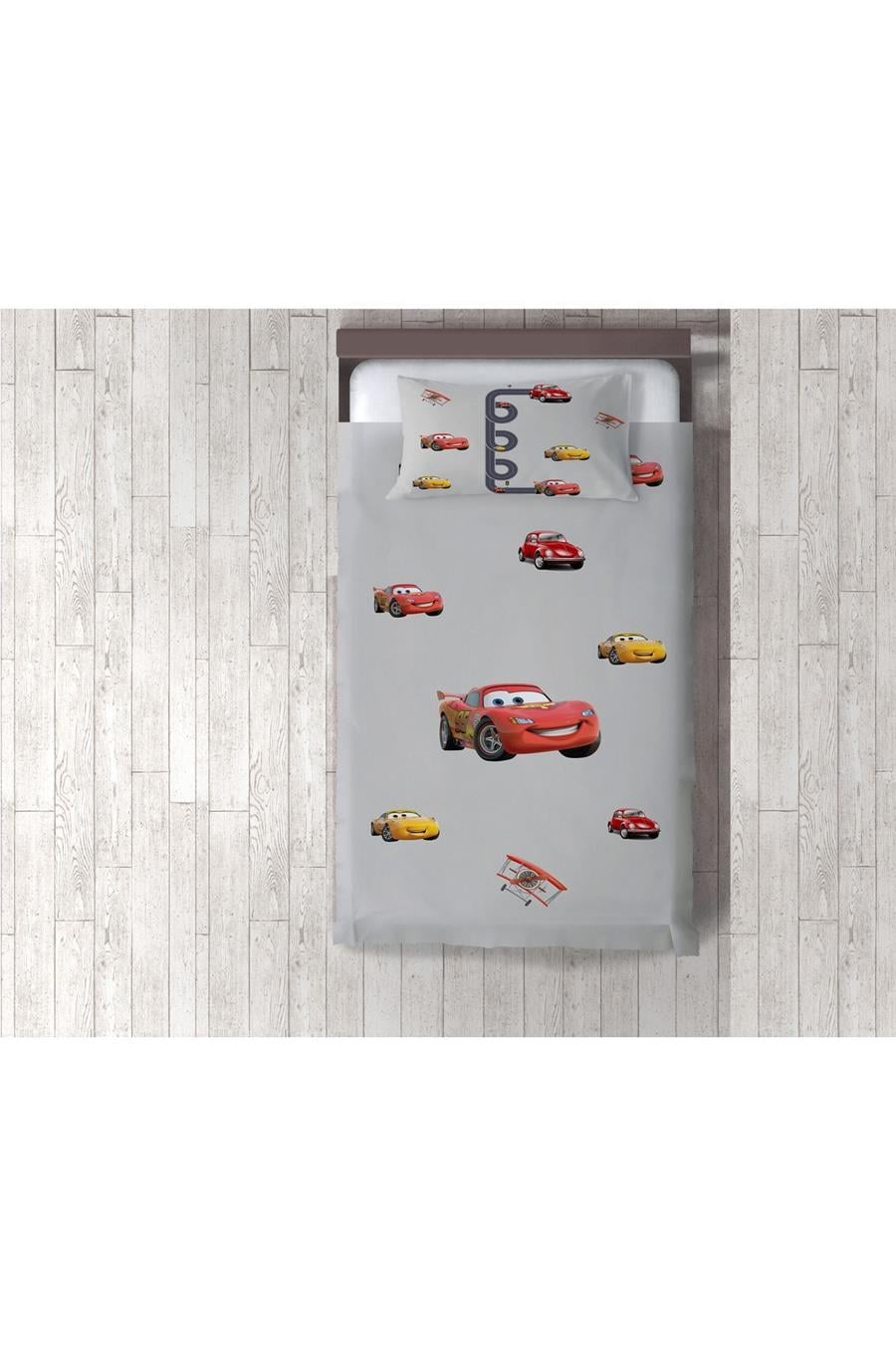 Şimşek Mcqueen Çocuk Odası Yatak Örtüsü Tlay-107