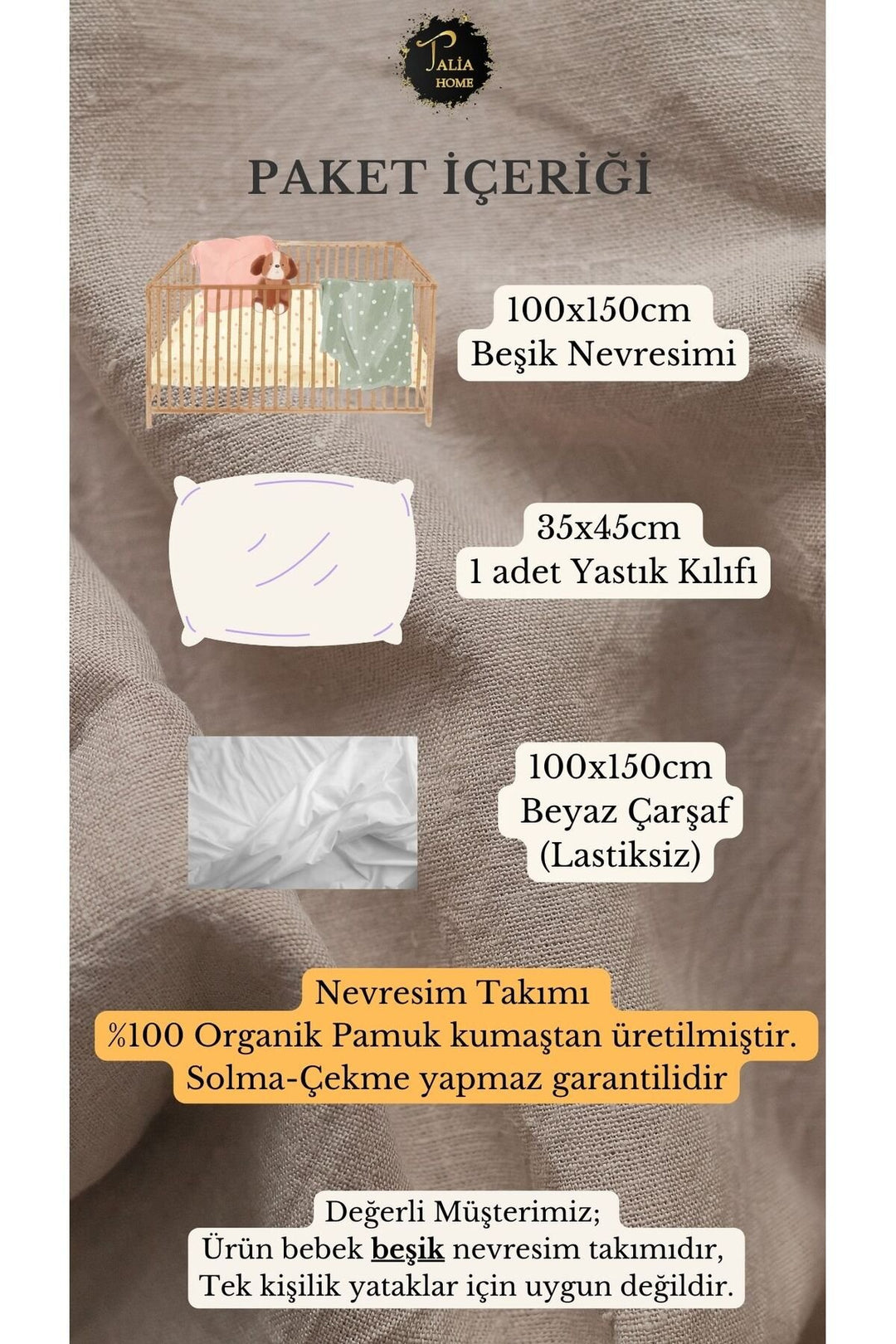 Safari Hayvanlar Desenli %100 Pamuk Bebek Beşik Nevresim Takımı ÇARŞAFLI